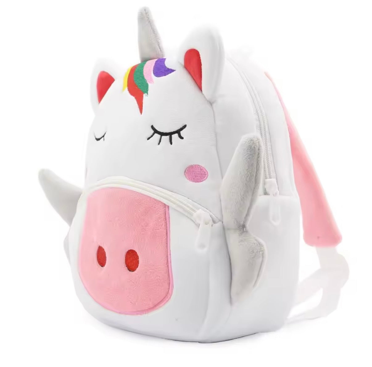 Sac à dos enfant animaux 3D en peluche - Kawaii maternelle