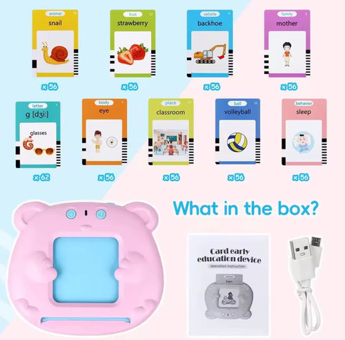 Jeu de flashcards parlantes éducatives